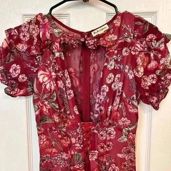 For Love and Lemons Flora Maxi Dress Size XS - Picture 6 of 8